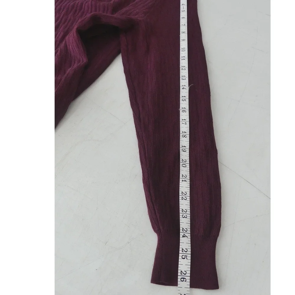 Tasso Elba Men's Supima Cotton Quarter Zip Henley Sweater Burgundy XL New